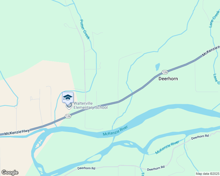 map of restaurants, bars, coffee shops, grocery stores, and more near 88816 Ross Lane in Springfield