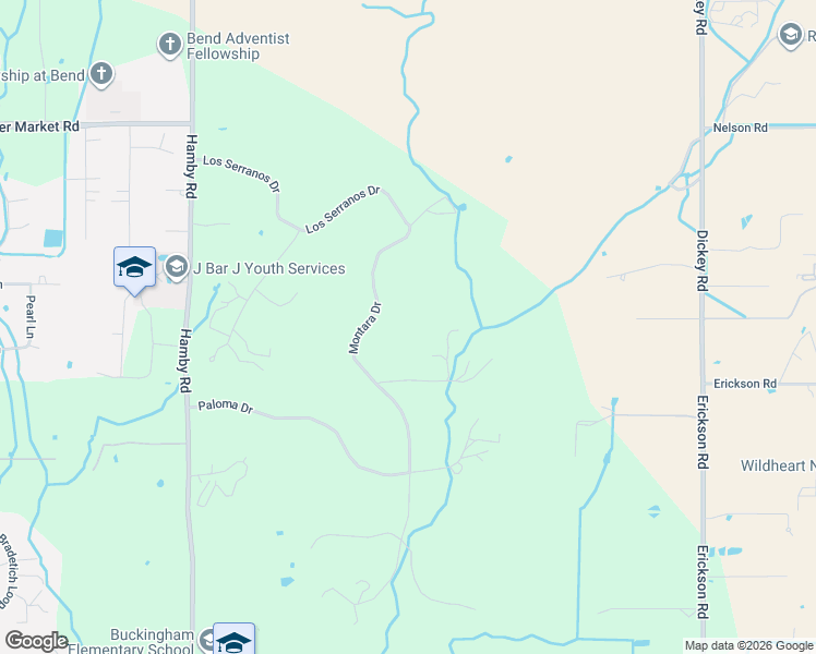 map of restaurants, bars, coffee shops, grocery stores, and more near 62866 Montara Drive in Bend
