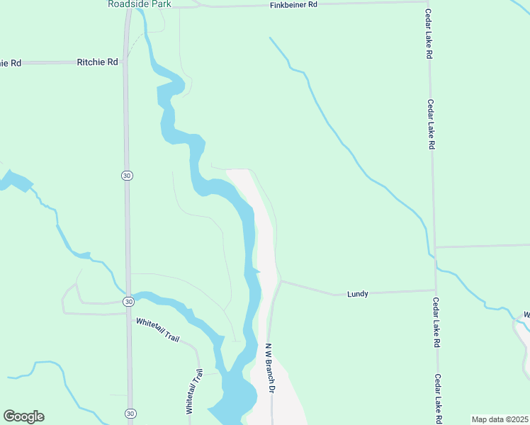 map of restaurants, bars, coffee shops, grocery stores, and more near 3599 North West Branch Drive in Gladwin