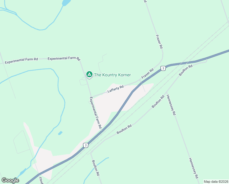 map of restaurants, bars, coffee shops, grocery stores, and more near 43 Lafferty Road in Quinte West