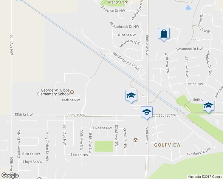 map of restaurants, bars, coffee shops, grocery stores, and more near 5252 Harvest Lake Drive Northwest in Rochester