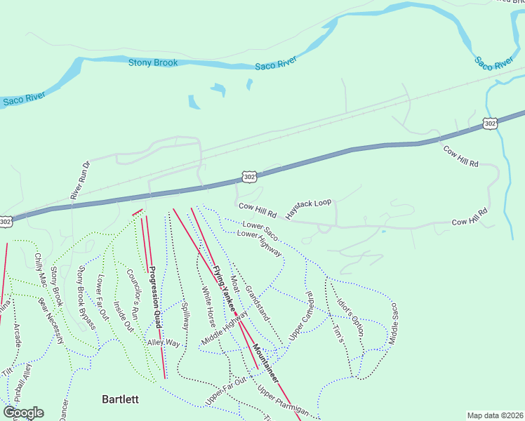 map of restaurants, bars, coffee shops, grocery stores, and more near 243 Cow Hill Road in Bartlett
