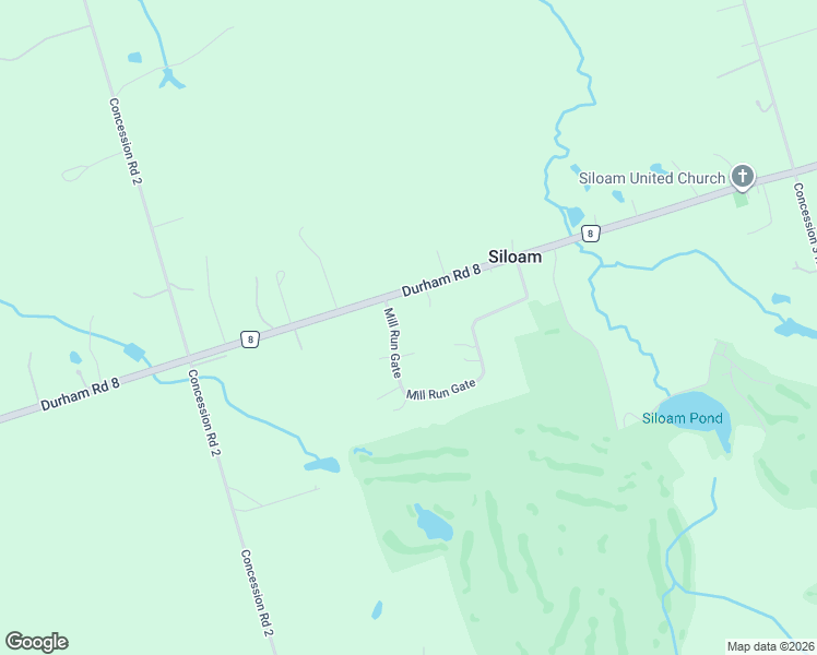 map of restaurants, bars, coffee shops, grocery stores, and more near 48 Mill Run Gate in Uxbridge