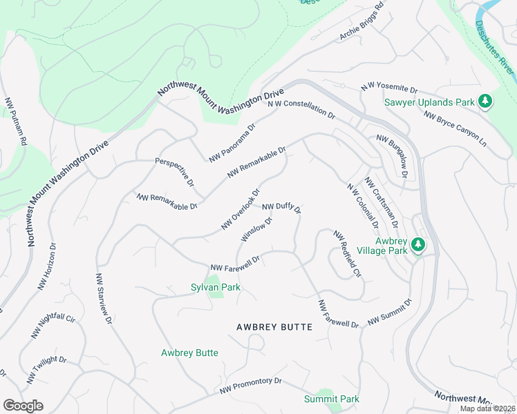 map of restaurants, bars, coffee shops, grocery stores, and more near 3099 Northwest Duffy Drive in Bend
