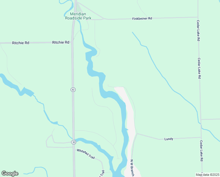 map of restaurants, bars, coffee shops, grocery stores, and more near 3599 North West Branch Drive in Gladwin