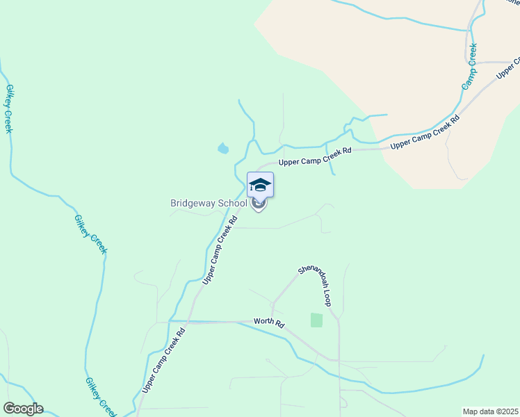 map of restaurants, bars, coffee shops, grocery stores, and more near 37770 Upper Camp Creek Road in Springfield