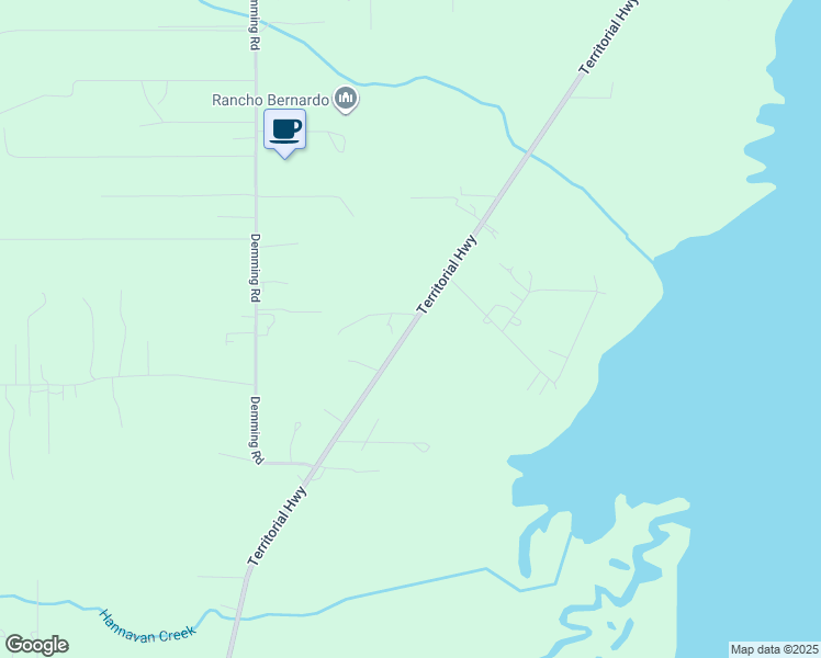 map of restaurants, bars, coffee shops, grocery stores, and more near 89422 Territorial Highway in Elmira
