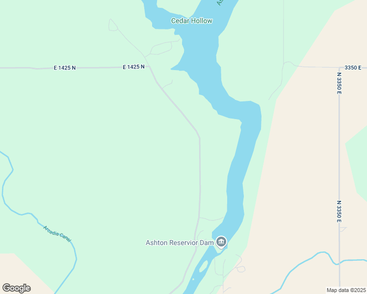 map of restaurants, bars, coffee shops, grocery stores, and more near 1393 Cedar Lake Lane in Ashton