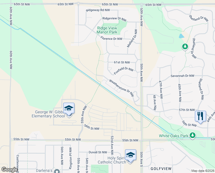 map of restaurants, bars, coffee shops, grocery stores, and more near 5284 Supalla Court Northwest in Rochester