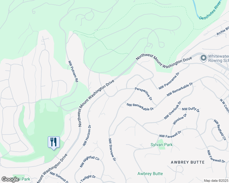 map of restaurants, bars, coffee shops, grocery stores, and more near 2002 Northwest Perspective Drive in Bend
