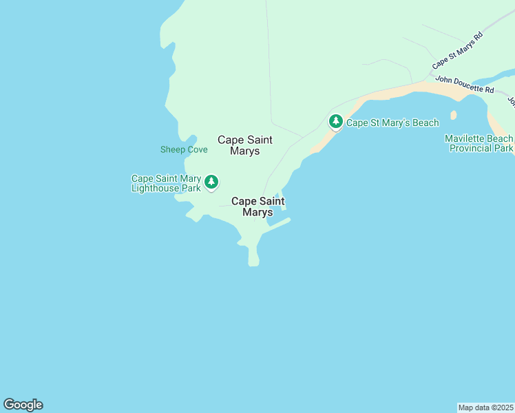 map of restaurants, bars, coffee shops, grocery stores, and more near in Cape Saint Marys