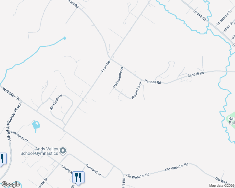 map of restaurants, bars, coffee shops, grocery stores, and more near 3 Tourmaline Drive in Lewiston