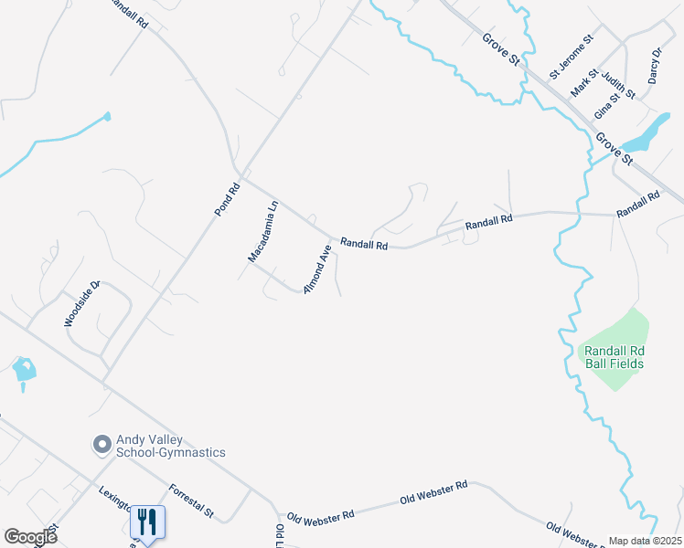 map of restaurants, bars, coffee shops, grocery stores, and more near 29 Ledges Court in Lewiston