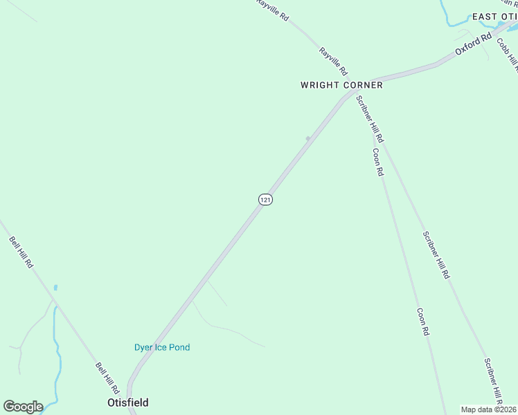 map of restaurants, bars, coffee shops, grocery stores, and more near 487-571 Oxford Road in Otisfield