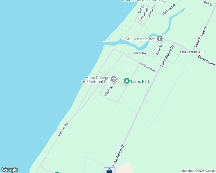 map of restaurants, bars, coffee shops, grocery stores, and more near 309 Maple Street in Ripley