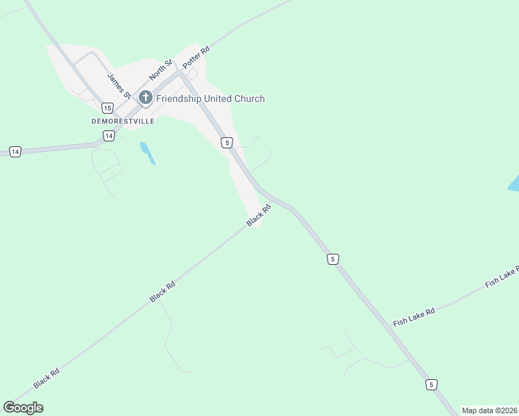 map of restaurants, bars, coffee shops, grocery stores, and more near 0 Black Road in Prince Edward