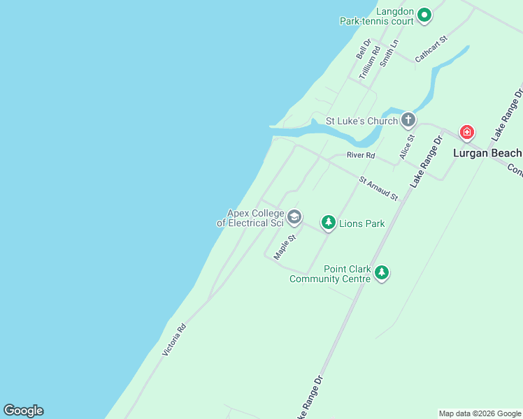 map of restaurants, bars, coffee shops, grocery stores, and more near 650 Lakeside Trail in Ripley