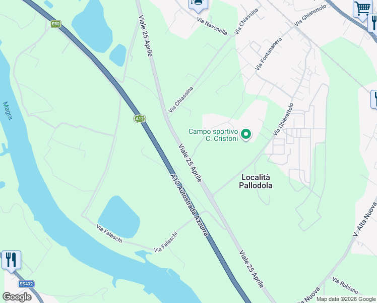 map of restaurants, bars, coffee shops, grocery stores, and more near in Province of La Spezia