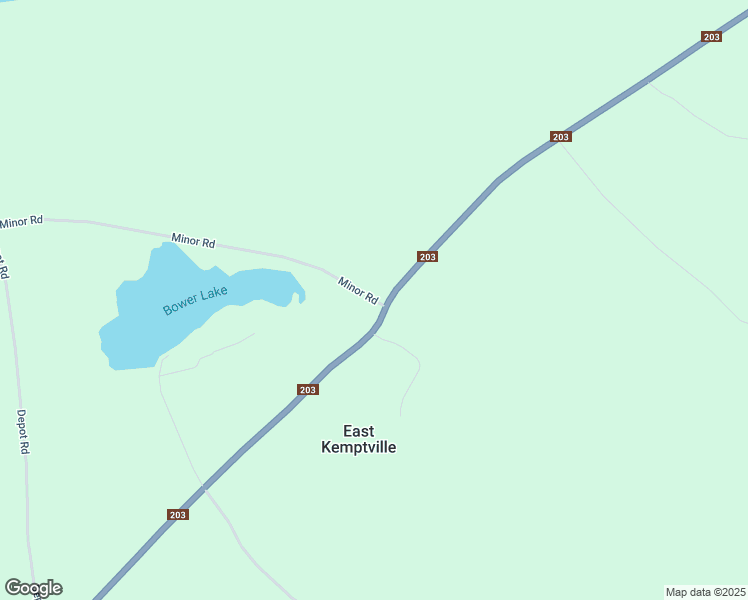 map of restaurants, bars, coffee shops, grocery stores, and more near 0 Minor Road in Kemptville