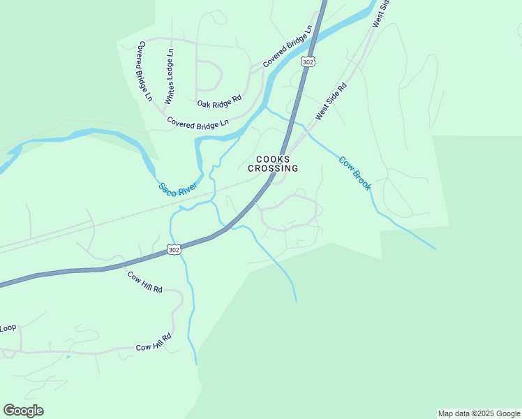 map of restaurants, bars, coffee shops, grocery stores, and more near U.S. 302 U.S. 302 in Bartlett