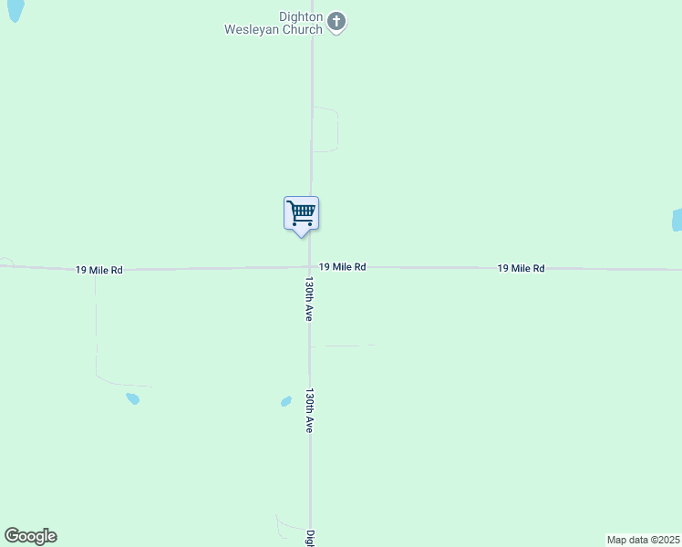 map of restaurants, bars, coffee shops, grocery stores, and more near 12923 19 Mile Road in Le Roy