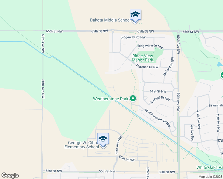map of restaurants, bars, coffee shops, grocery stores, and more near 5502 Weatherstone Lane Northwest in Rochester