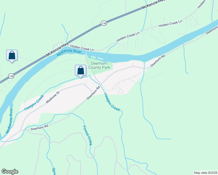 map of restaurants, bars, coffee shops, grocery stores, and more near 88979 Bridge St in Springfield