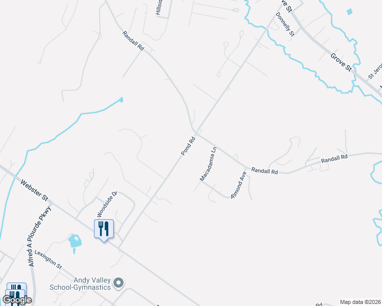 map of restaurants, bars, coffee shops, grocery stores, and more near 111 Pond Road in Lewiston