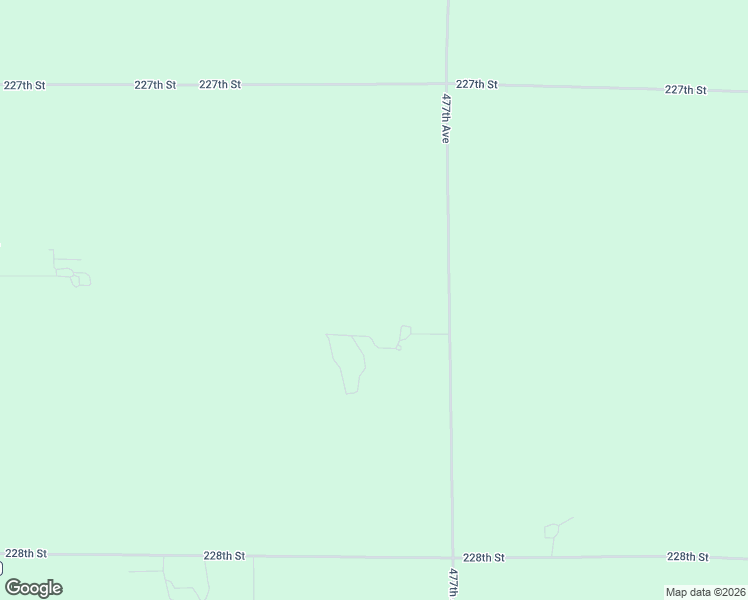 map of restaurants, bars, coffee shops, grocery stores, and more near 22751 477th Avenue in Flandreau