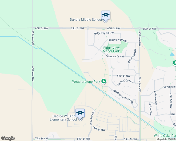 map of restaurants, bars, coffee shops, grocery stores, and more near 5502 Weatherstone Lane Northwest in Rochester