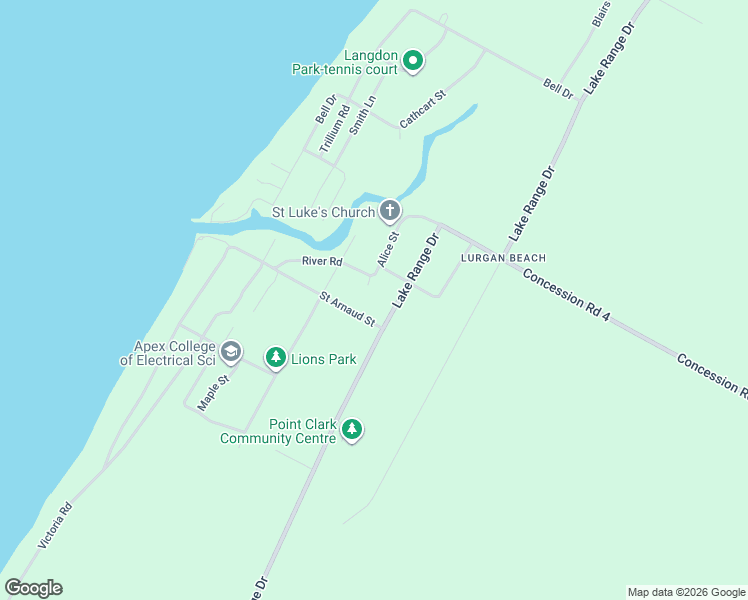map of restaurants, bars, coffee shops, grocery stores, and more near 363 Lake Range Drive in Ripley