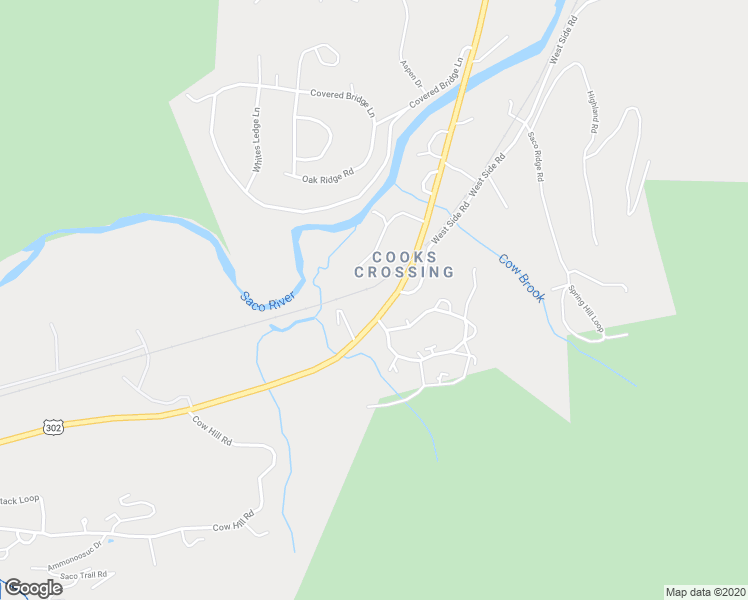 map of restaurants, bars, coffee shops, grocery stores, and more near 23 Seasons At Attitash Road in Bartlett