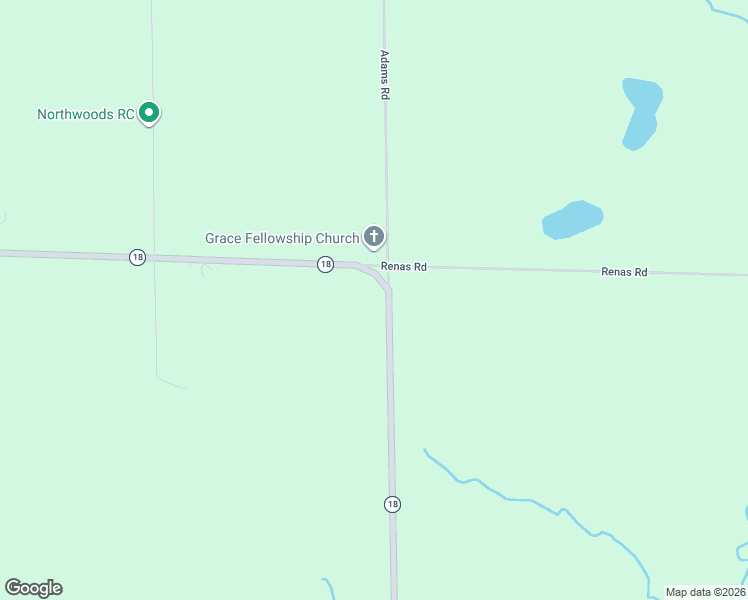 map of restaurants, bars, coffee shops, grocery stores, and more near 3944 Michigan 18 in Gladwin