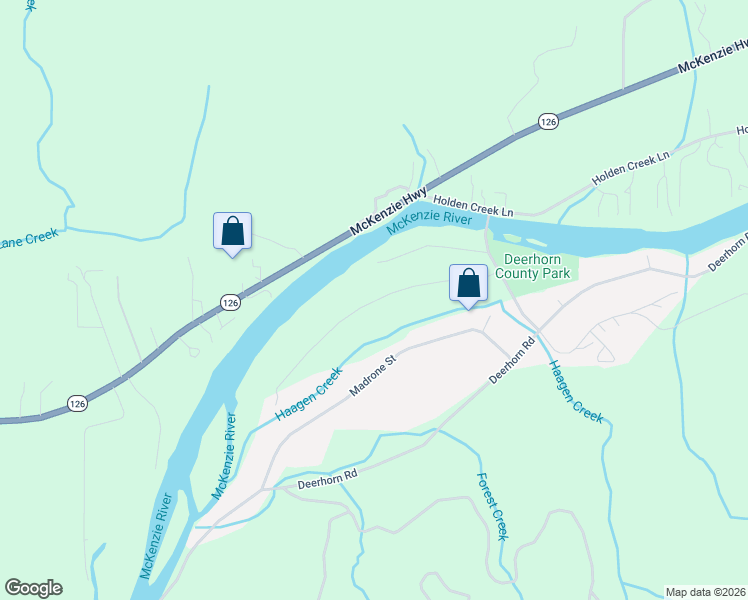 map of restaurants, bars, coffee shops, grocery stores, and more near 89089 Bridge Street in Springfield