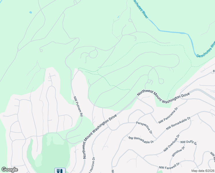 map of restaurants, bars, coffee shops, grocery stores, and more near 3399 Northwest Greenleaf Way in Bend