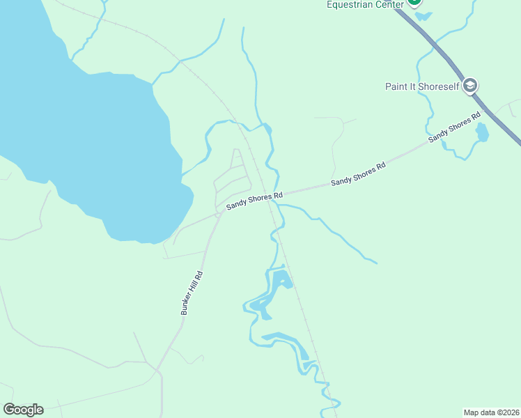 map of restaurants, bars, coffee shops, grocery stores, and more near 15 Sandy Shores Road in Warren