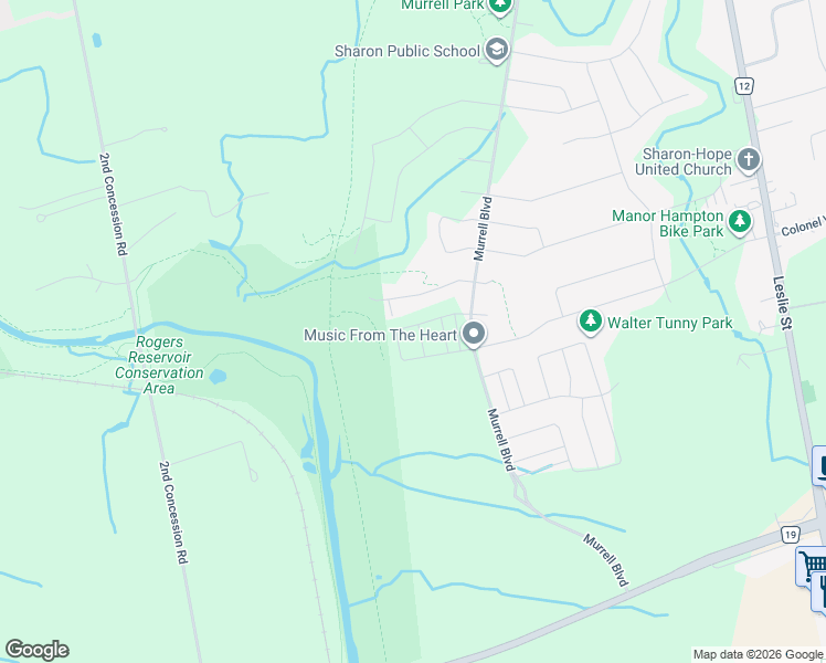 map of restaurants, bars, coffee shops, grocery stores, and more near 68 Kiteley Crescent in East Gwillimbury