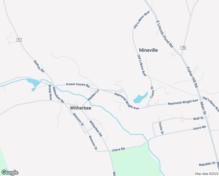 map of restaurants, bars, coffee shops, grocery stores, and more near 1-25 Hospital Road in Mineville