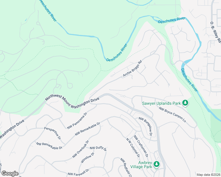 map of restaurants, bars, coffee shops, grocery stores, and more near 1243 Archie Briggs Road in Bend