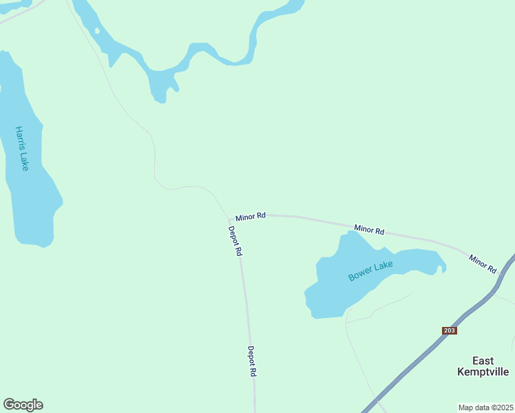 map of restaurants, bars, coffee shops, grocery stores, and more near 0 Minor Road in Kemptville