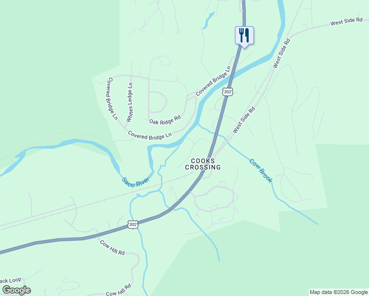 map of restaurants, bars, coffee shops, grocery stores, and more near 26 Bartlett Place Road in Bartlett