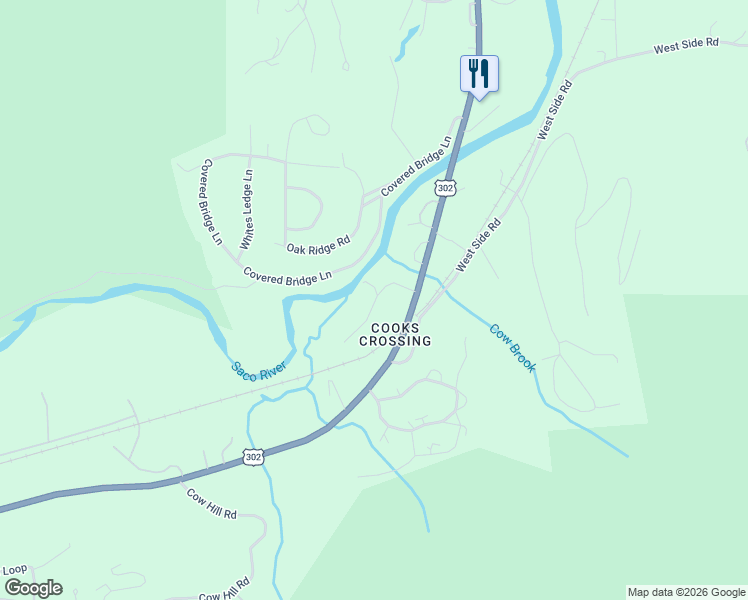 map of restaurants, bars, coffee shops, grocery stores, and more near 26 Bartlett Place Road in Bartlett