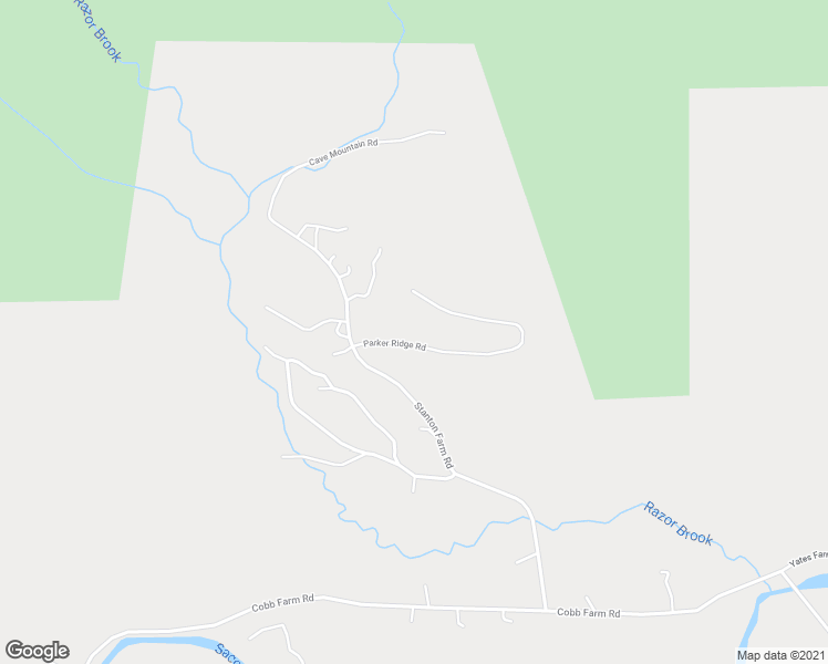 map of restaurants, bars, coffee shops, grocery stores, and more near 27 Parker Ridge Road in Hart's Location