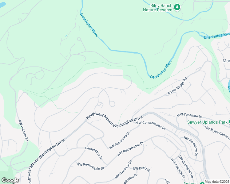 map of restaurants, bars, coffee shops, grocery stores, and more near 1560 Northwest Wild Rye Circle in Bend