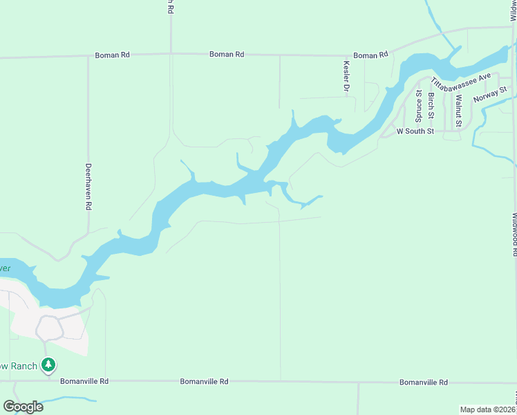 map of restaurants, bars, coffee shops, grocery stores, and more near 2119 Birchwood Drive in Alger