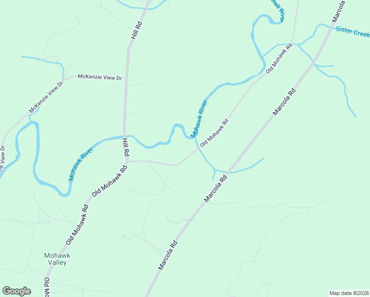 map of restaurants, bars, coffee shops, grocery stores, and more near 89398 Old Mohawk Rd in Springfield