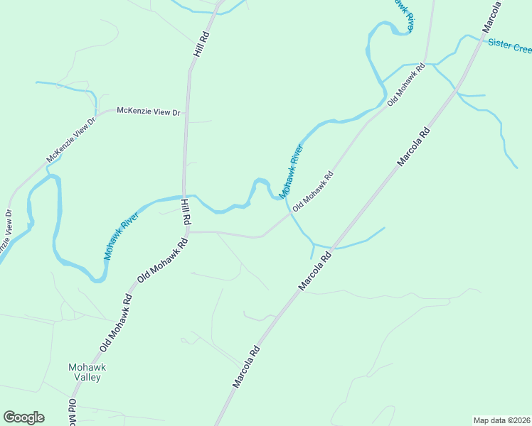 map of restaurants, bars, coffee shops, grocery stores, and more near 89398 Old Mohawk Rd in Springfield