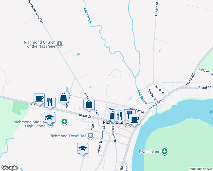 map of restaurants, bars, coffee shops, grocery stores, and more near 37 Hatch Street in Richmond