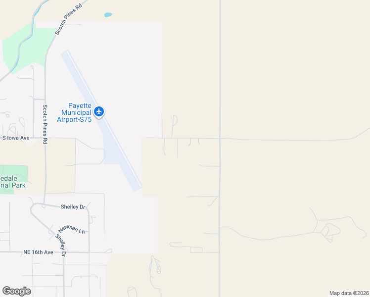 map of restaurants, bars, coffee shops, grocery stores, and more near 2451 Watts Lane in Payette