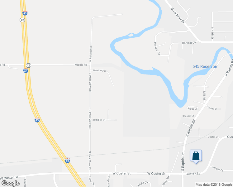 map of restaurants, bars, coffee shops, grocery stores, and more near in Manitowoc